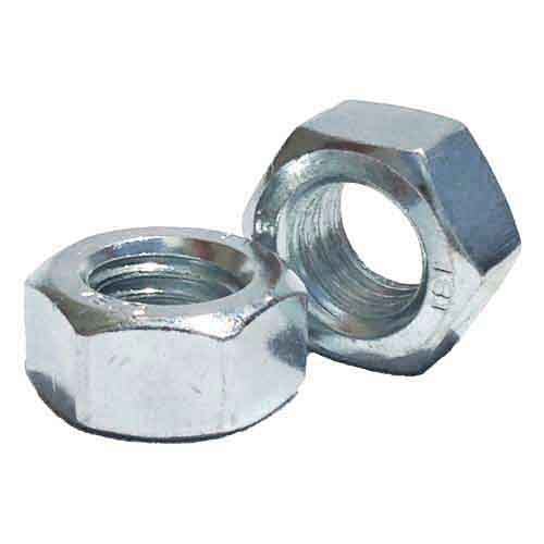 MHN8125 M8-1.25 Hex Nut, Class 8, DIN 934, Zinc